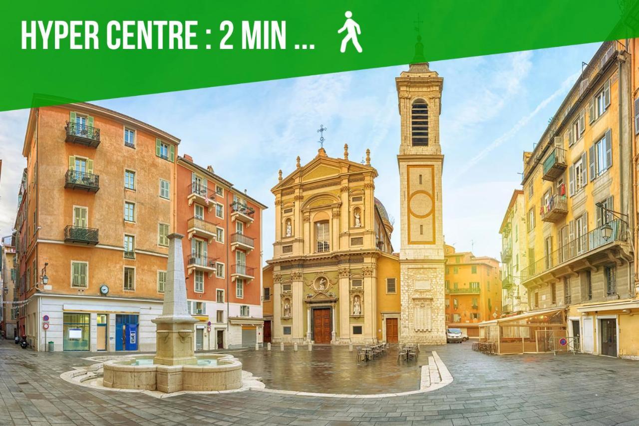 Duplex Le Gesu - Heart Of Old Town - Modern - Wifi - Clim Appartement Nice Buitenkant foto